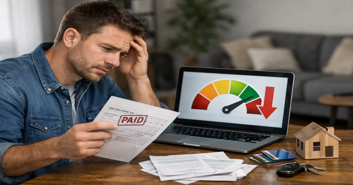 Cover image of Credit Score Drops After Paying Off Loans: Why This Happens