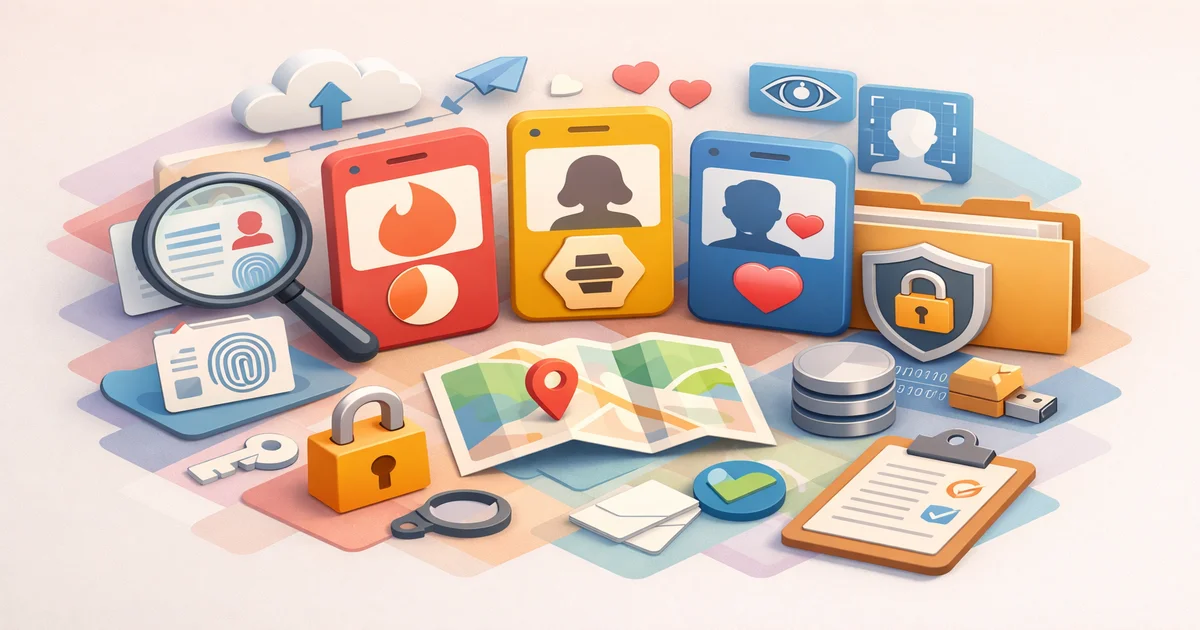 Titelbild von Dating App Datenschutz: Was Tinder, Bumble und Co. wirklich speichern