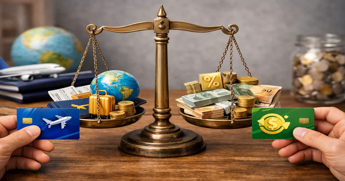 Imagem de capa de Cartão de Milhas vs Cashback: Qual Rende Mais?
