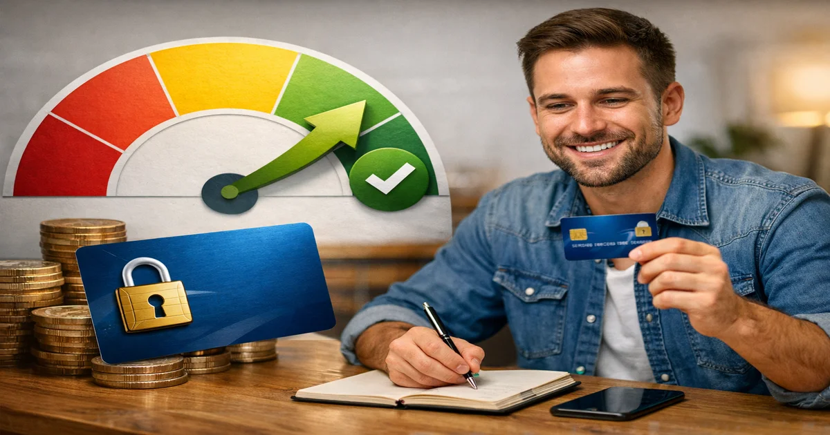 Titelbild von Was ist eine Secured Credit Card und wie verbessert sie Ihren Score?