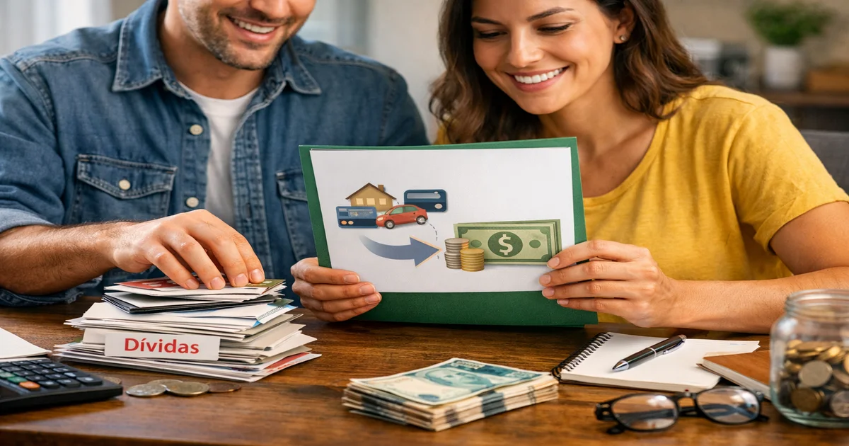 Imagem de capa de Como Consolidar Dívidas e Pagar Menos Juros no Brasil