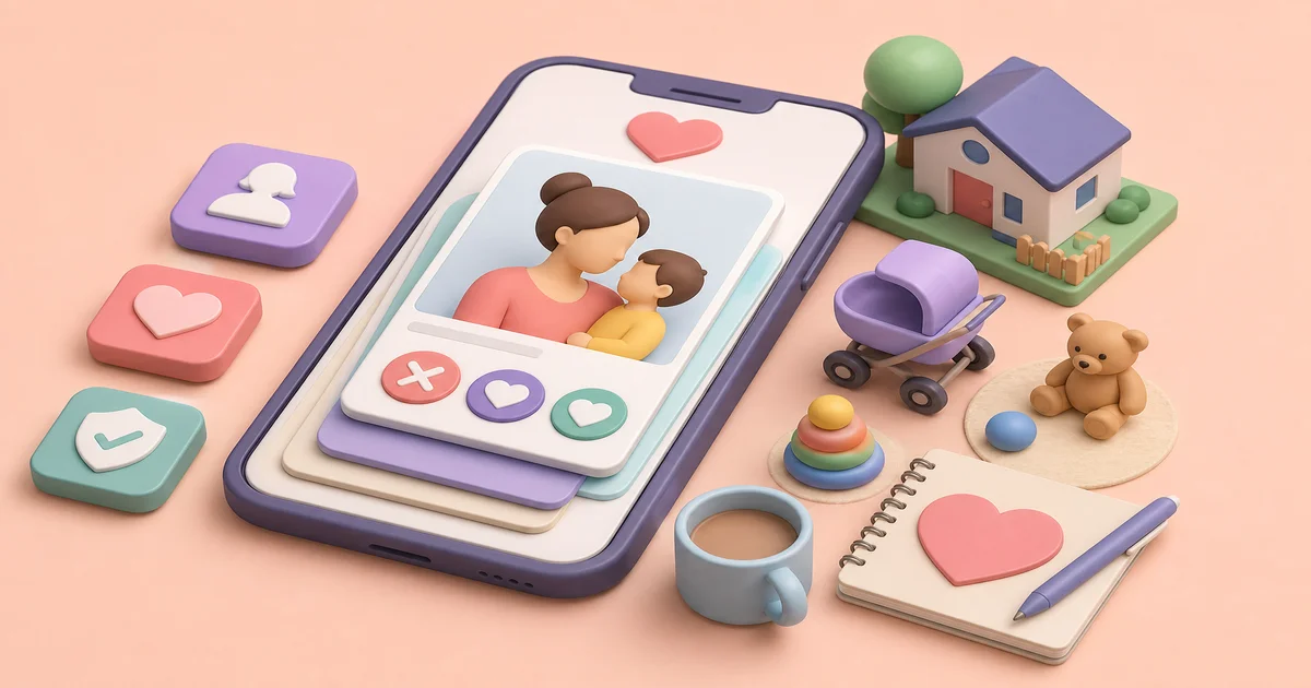 Titelbild von Dating Apps für Alleinerziehende: Welche lohnt sich wirklich?