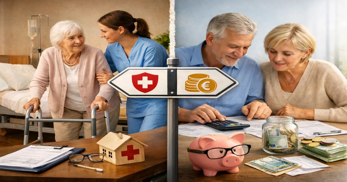 Titelbild von Pflegeversicherung oder Selbstvorsorge: Was schützt Sie im Alter besser?