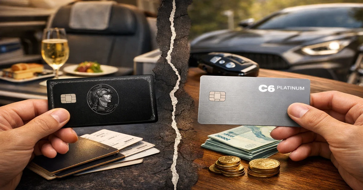 Imagem de capa de Amex Black vs C6 Platinum: Qual Oferece Mais Benefícios?