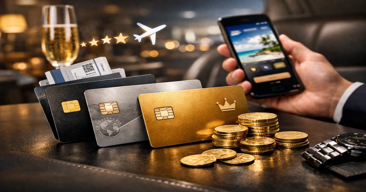 Imagem de capa de 5 Cartões Premium que Compensam a Anuidade com Pontos