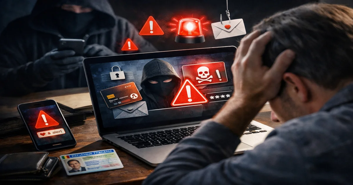 Image de couverture de Vol d'Identité : 7 Signaux d'Alarme à Surveiller sur Vos Comptes