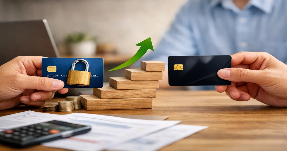 Cover image of How to Graduate from a Secured Credit Card to Unsecured